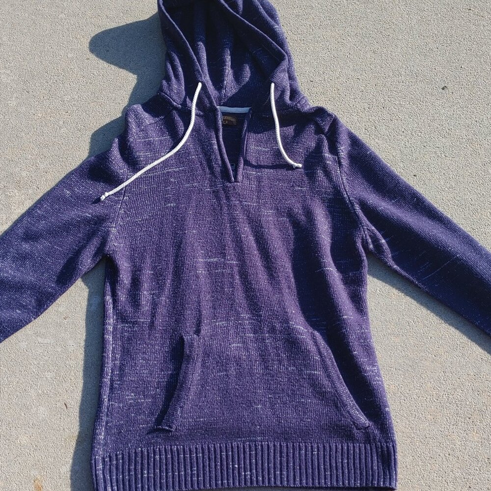 Ministry Of Fashion 1886 Blue Hoodie Sweater Sweatshirt Pullover Long Sleeve